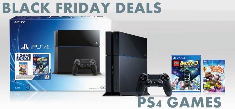 PS4 Games Black Friday Deals