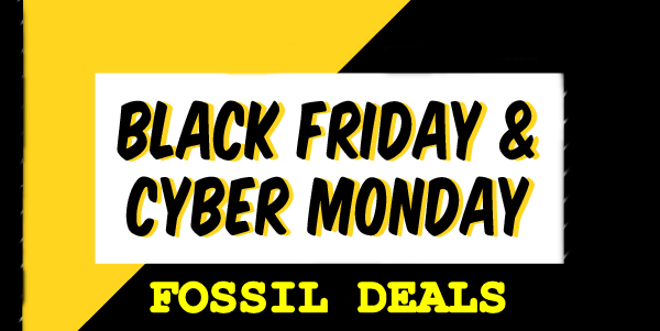 fossil black friday cyber monday deals